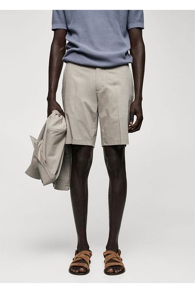 MANGO Man Slim fit Bermuda shorts with adjustable waist