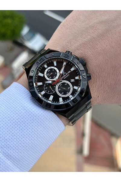 Daniel Klein BLKT.X32 Steel Cord Inner Functions Active 30 Mt Water Resistant Special Design Wristwatch
