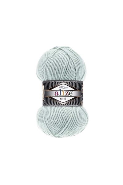 Alize Süperlana Midi Χοντρό Μάλλινο Πλεκτό Σχοινί 522 Light Mint
