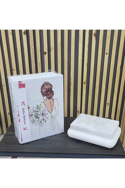 Duru Çeyiz Sandıkları 4-Piece Dowry Cardboard Box Bridal Box and Makeup Chest