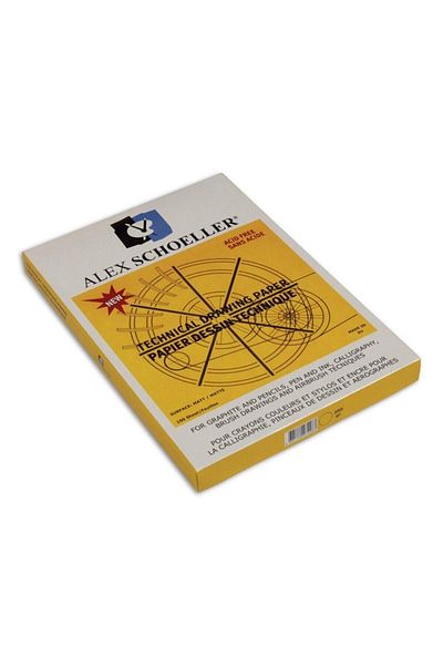 Alex Schoeller Alex Technical Picture Paper A3 200 Gr.10 Stamped Shoes