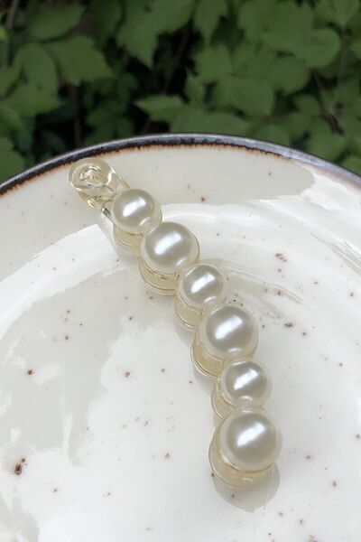 GÜLPEŞE Inci Detaylı Topuz Muz Toka Glpş 415