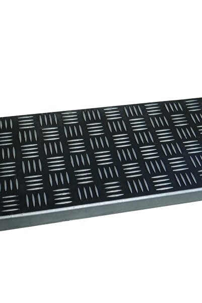 Stepmat Gri Plastik Kaydırmaz Dış Mekan Merdiven Basamak Paspası