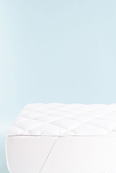 OTHELLO Optima White Quilted Elastic Mattress Pad 180X200 cm