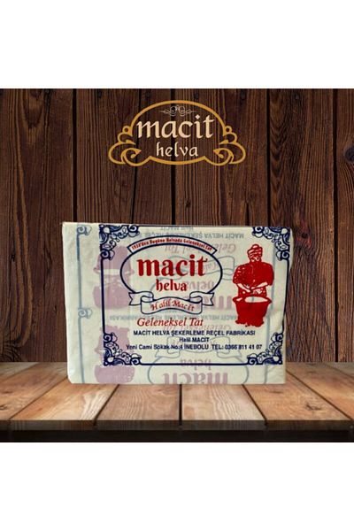inebolu macit helva 1 kg Plain Tahini Halva - Open