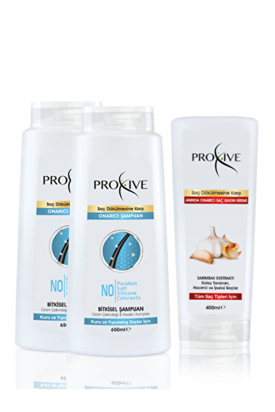 PROXİVE Tuzsuz Parabensiz Silikonsuz Boyasız Keratin Şampuanı 650 M + Anında ...