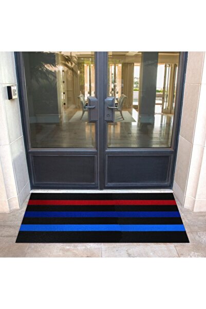 Myfloor سجادة أمامية مطاطية لإزالة الغبار والرطوبة مع سجاد وشرائط جلدية