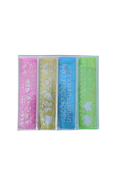 Hureggo 4-Piece Template Ruler Set