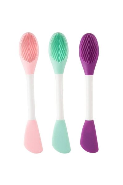 lasting beauty Mask Applying Brush And Nose Blackhead Remover Exfoliating Bru...