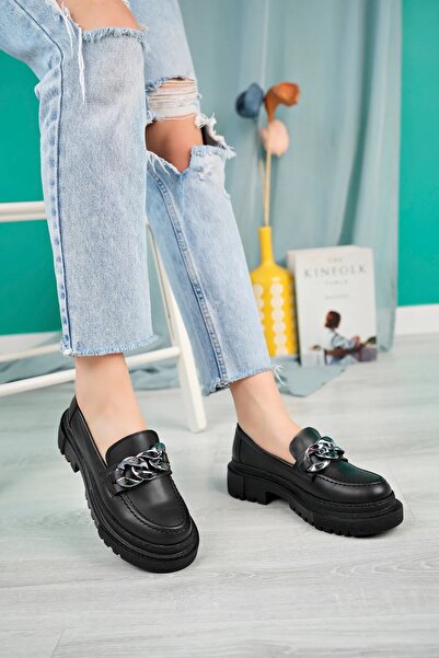 Scarpebutik Дамски мокасини с дебела подметка