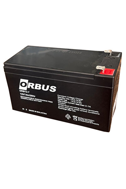 ORBUS 12V 7AH AGM AKÜ