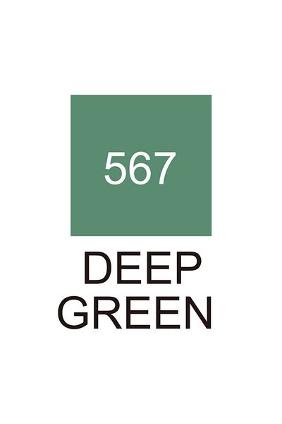 Zig Kurecolor Kc-3000 Twin S - 567 Deep Green Marker Pen