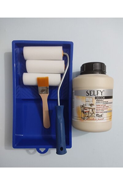 Rich Selfy Decor Profesyonel Boyama Seti (10 CM RULO)- 1250cc Dantel