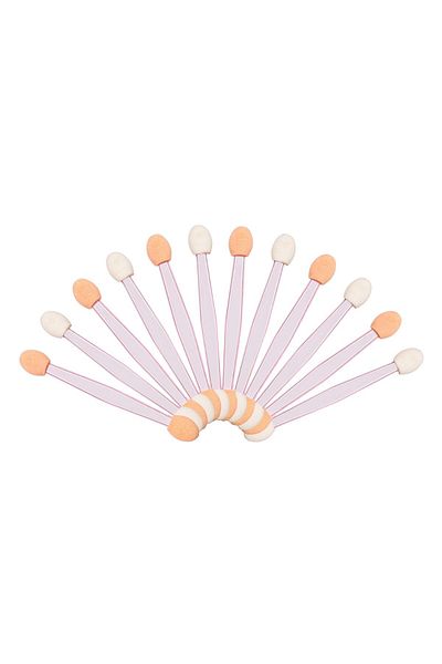 SİSA Cosmetics أداة وضع مكياج ظلال العيون الاحترافية 12 قطعة شفافة (1448)