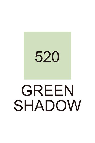 Zig Kurecolor Kc-3000 Twin S - 520 Green Marker Pen with Green Slide