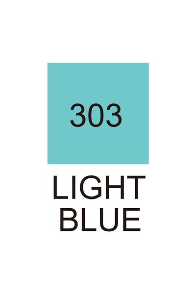 Zig Kurecolor KC-3000 Twin S - 303 Light Blue Green Marker Pen