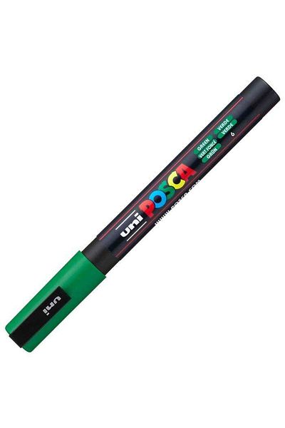 Uni Pc-3M Posca Marker - 0.9-1.3mm Green