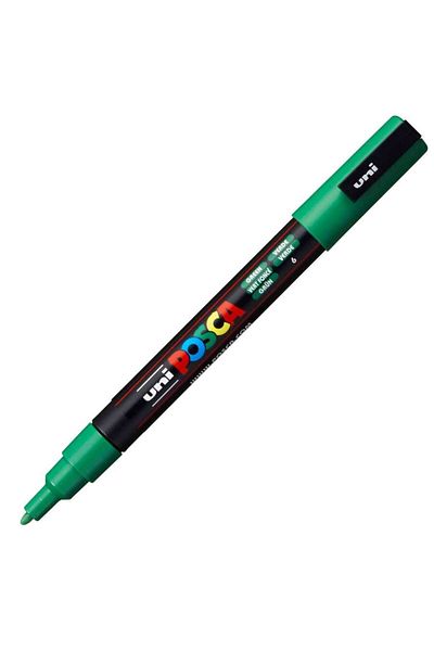 Uni Pc-3M Posca Marker - 0.9-1.3mm Green