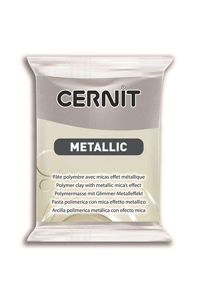 Cernit 56 g Silver 608 - Metallic Polymer Clay