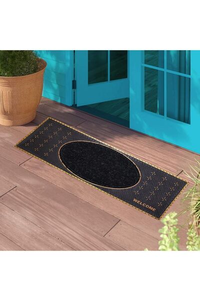 Stepmat Desenli Kauçuk Kapı Önü Paspası