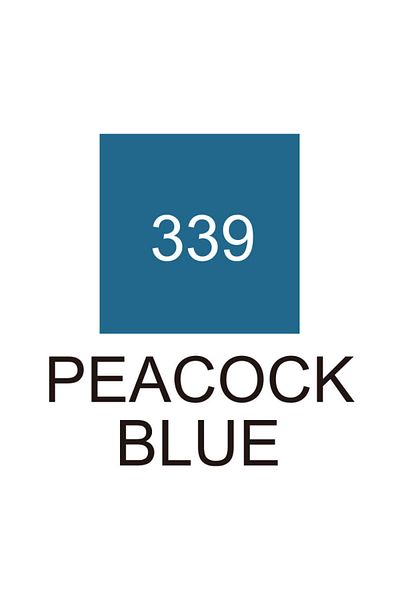 Zig Kurecolor Kc-3000 Twin S Marker Pen 339 Peacock Blue