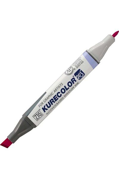 Zig Kurecolor Twin S Marker - Kc-3000 229 Dark Pink Pen