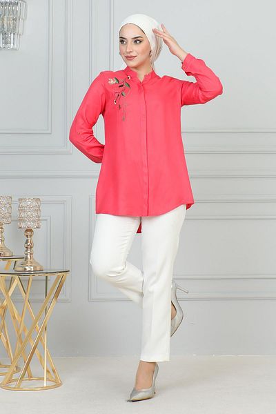 Modamihram Tunica broderie cu model flori de rodie - 6102