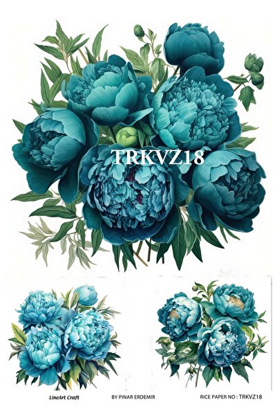 LİNEART ورق ديكوباج نحاسي مقاس 29 × 42 سم - TRKVZ18