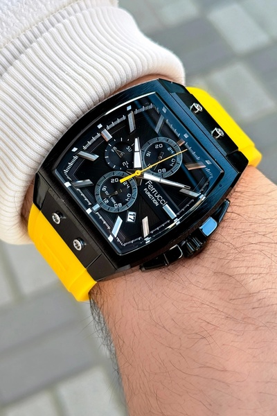 Ferrucci Function FCF03297FS.06 Silikon Kordon Erkek Kol Saati