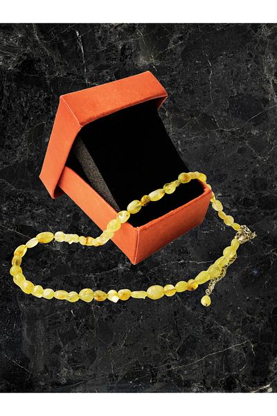 ayrestyle Citrine Necklace - Money abundance and blessing stone Citrine Natural Stone Necklace