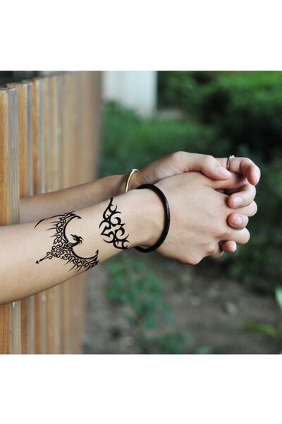 BP Tattoo Tribal Ejderha Unisex Geçici Dövme