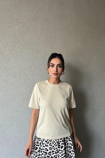 Seda Yalçın Atelier Beige Crew Neck T-shirt