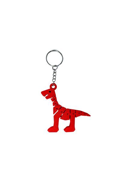Tesseract Red Movable Diplo Keychain