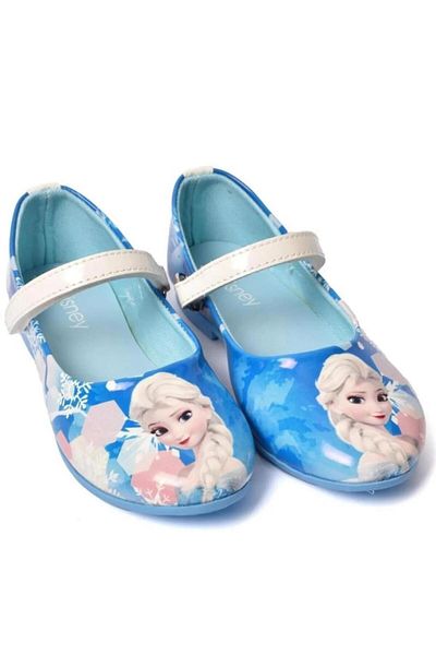 Frozen Pantofi de balerină roz/albastru Elsa Anna pentru fete