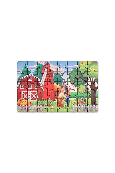 Hopiers Kidsmarvels Çiftlik Evi  Puzzle 40 Parça Ahşap