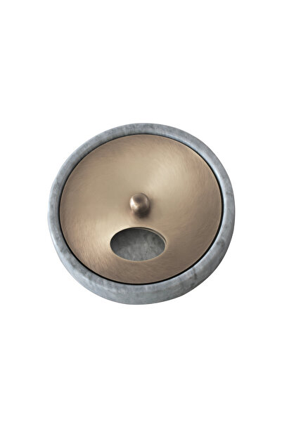 MOENAStudio Moena Studio Elegant Gray Marble Ash Tray Large Size