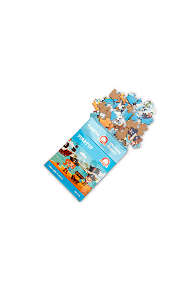 Hopiers Kidsmarvels 40 Piece Wooden Pirates Puzzle