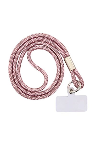 izel aksesuar Her Telefon İçin Uyumlu Taşlı Cep Telefonu Askısı Boyun İpi