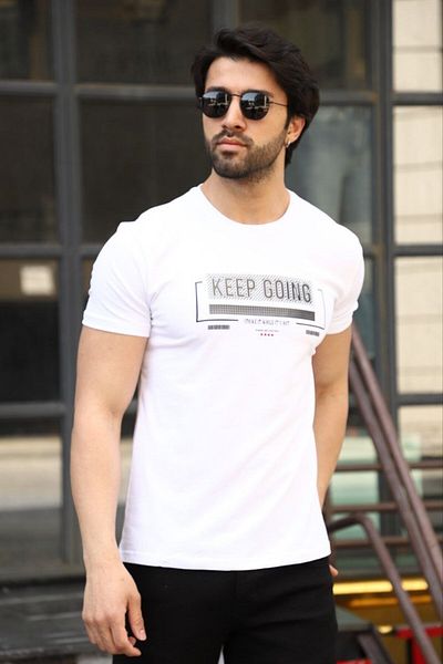Weyeze Keep Going - تي شيرت مطبوع AD-Y39077LNS