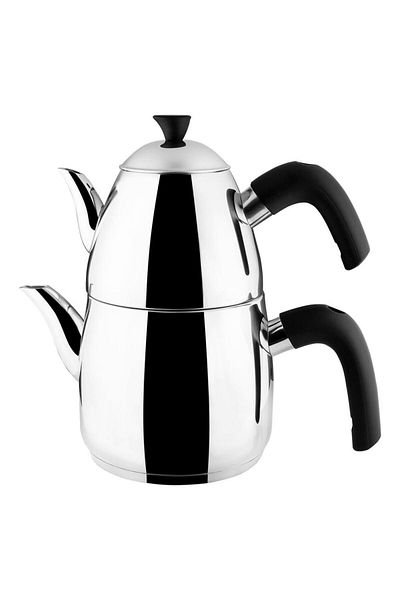 FMS Black Steel Teapot Fairy Tale - Medium Size