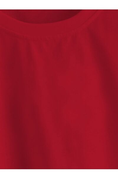 Redo Κόκκινο γυναικείο μπλουζάκι Κοντό
