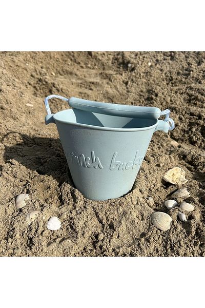 Scrunch Foldable Bucket-blue