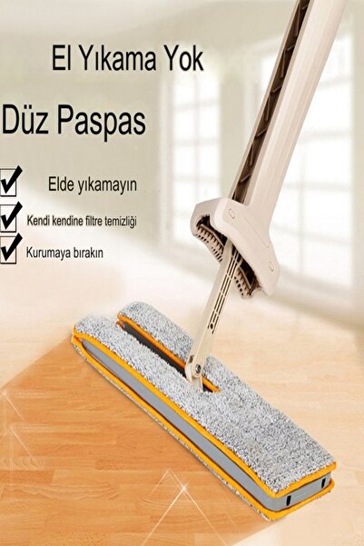 Uniquem Sıkmalı Temizlik Mop ıslak Ve Kuru Kullanımlı Yıkanabilir  Taşınabili...
