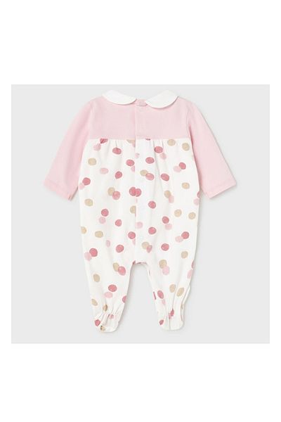 MAYORAL Pink Patterned Jumpsuit Set of 2