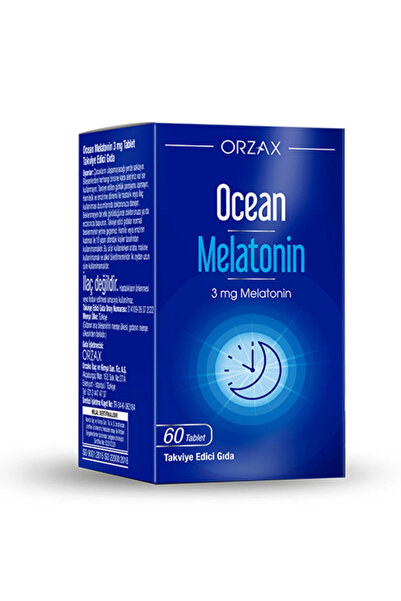 Ocean Orzax Ocean Melatonin Takviye Edici Gıda 60 Tablet-MFREYON01069
