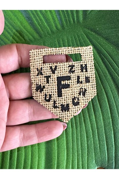 Gönülden Tasarım 6x5 cm crni vik X Rakami - željezno-lepljivi Armadikash odje...