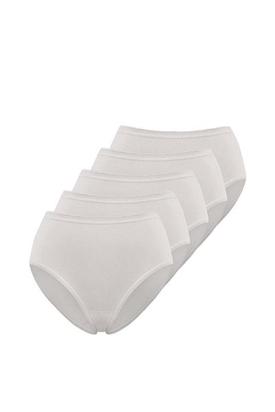 WESTMARK LONDON 5 OLIVIA MIDI - Γυναικείο Slip Midi από λευκό βαμβακερό ελαστάν