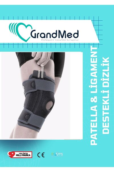 Genel Markalar PATELLA VE LİGAMENT DESTEKLİ NEOPREN DİZLİK BEDENSİZ ÇİFT TARA...