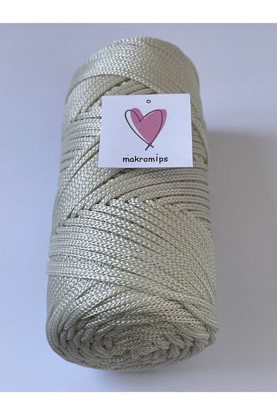 Makromİps 1. Κορδόνι μακραμέ πολυστερικής ποιότητας Premium - 100g 1,5mm Χομπί πλεκτή τσάντα χειρός