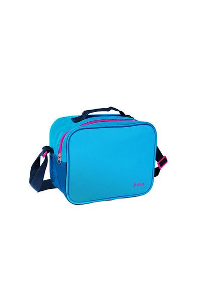 İBAG Blue Navy Blue Thermal Insulated Wide Compartment Shoulder Strap Girl's Feeding Bag